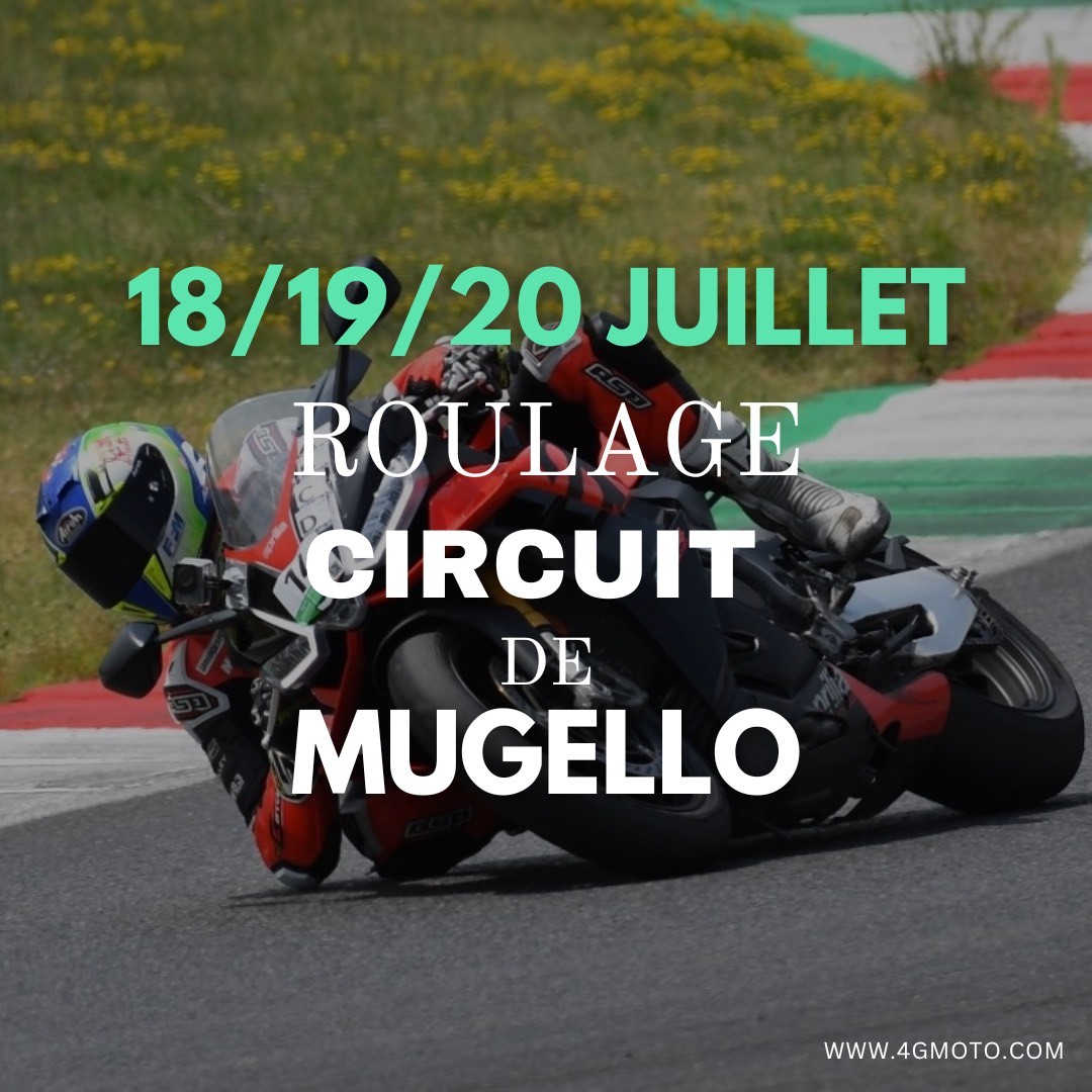 2 JOURS DE ROULAGE MUGELLO LES 22 ET 23/04/2023 + BOX INCLUS + BOX INCLUS