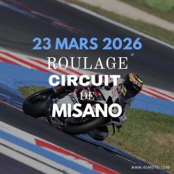 Roulage Misano le 23 mars 2026 + box inclus