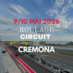 ROULAGE cremona 9/10 mai 2026 + BOX