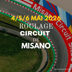 3 jours Roulage Misano le 4/5/6 mai 2026 + box inclus