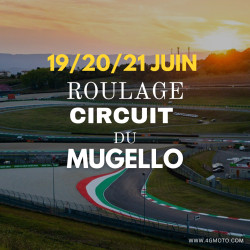 3 JOURS DE ROULAGE MUGELLO les 19/20/21 juin 2026  + BOX INCLUS