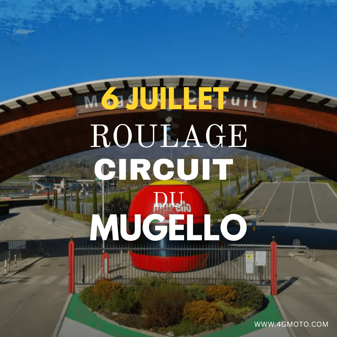 1 JOUR DE ROULAGE MUGELLO le 6 juillet 2026  + BOX INCLUS