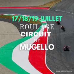 3 JOURS DE ROULAGE MUGELLO les 17/18/19 juillet 2026  + BOX INCLUS
