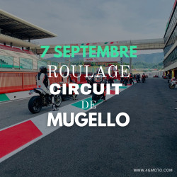 1 JOUR DE ROULAGE MUGELLO le 7 septembre 2026  + BOX INCLUS