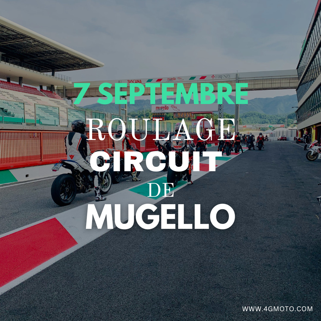1 JOUR DE ROULAGE MUGELLO le 7 septembre 2026  + BOX INCLUS