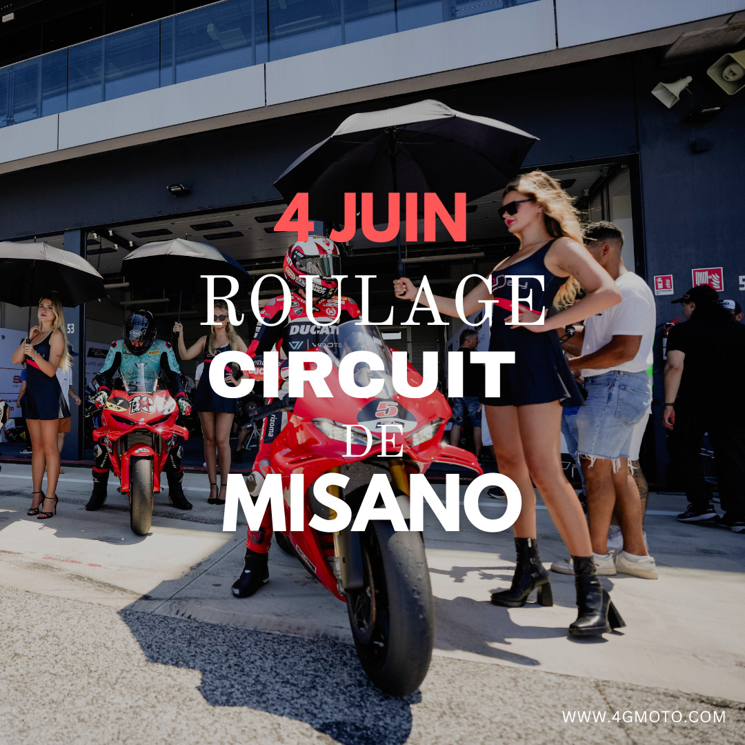 Roulage Misano le 4 juin 2026 + box inclus
