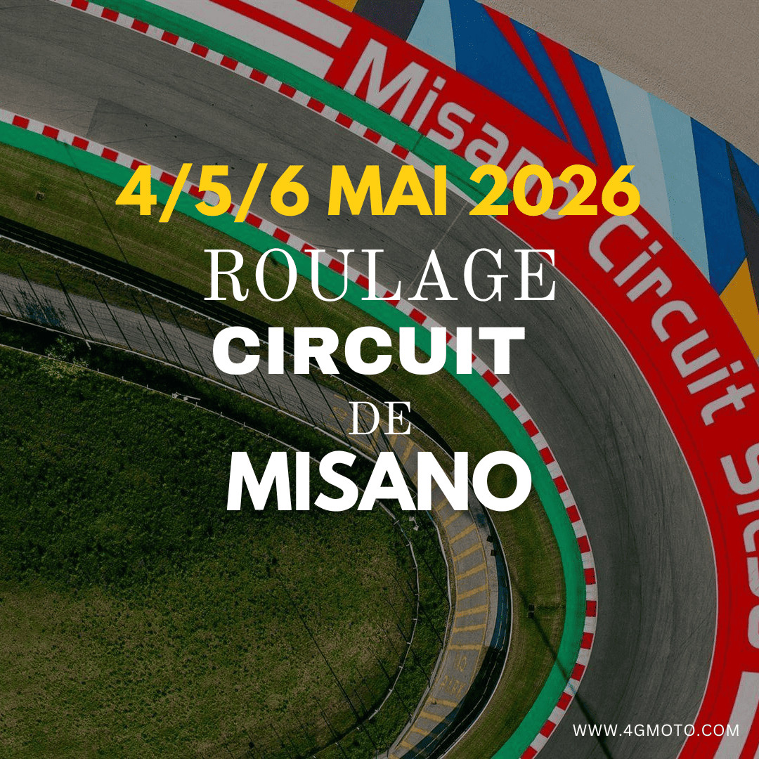 3 jours Roulage Misano le 4/5/6 mai 2026 + box inclus