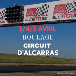 3 JOURS DE ROULAGE ALCARRAS + BOX