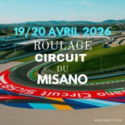 2 jours Roulage Misano le 19/20 avril 2026 + box inclus
