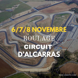 3 JOURS DE ROULAGE ALCARRAS + BOX